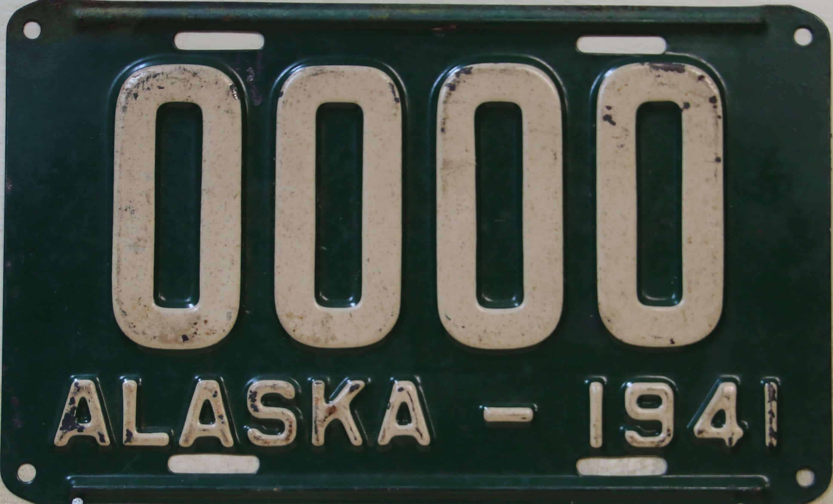 1941 Sample License Plates Collection Great American Plates