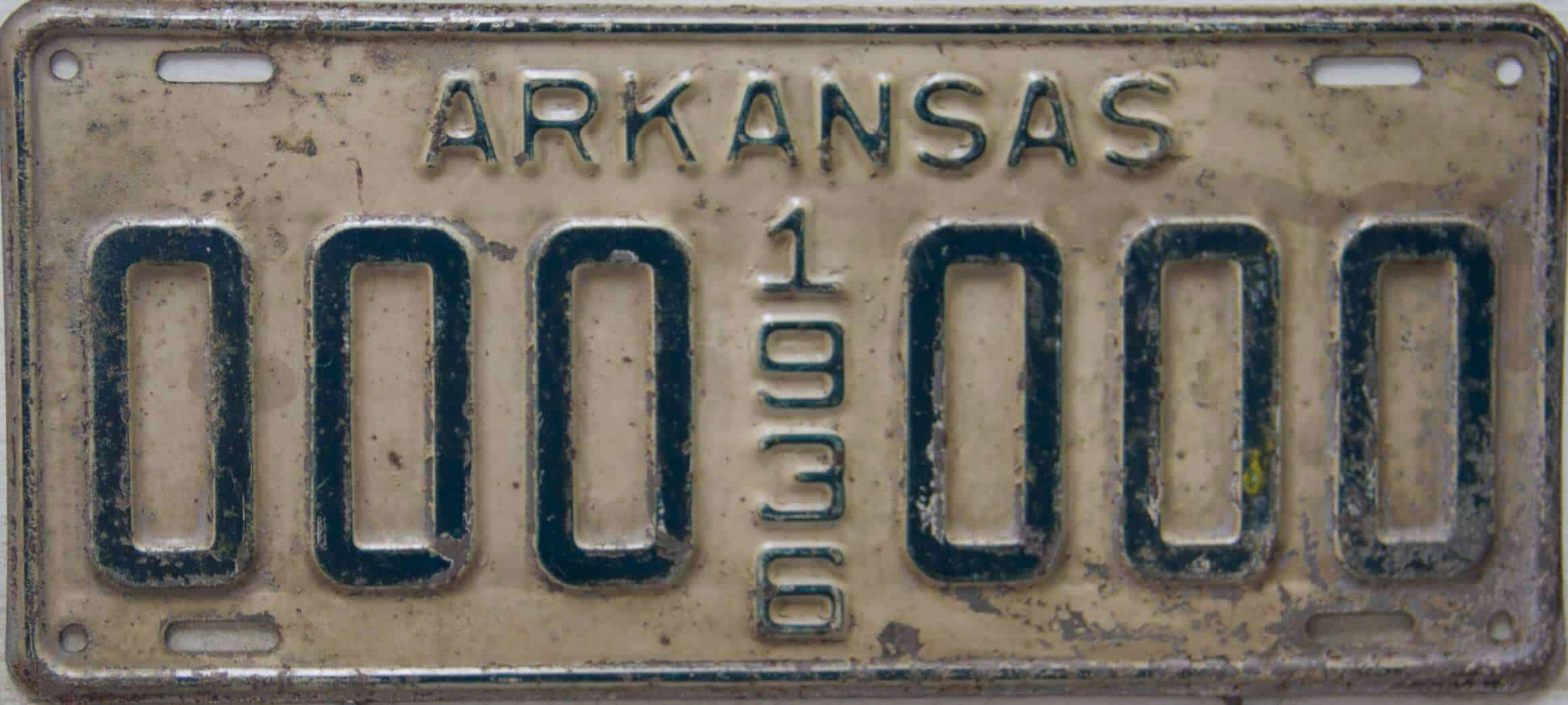 Arkansas Sample License Plates Collection Great American Plates