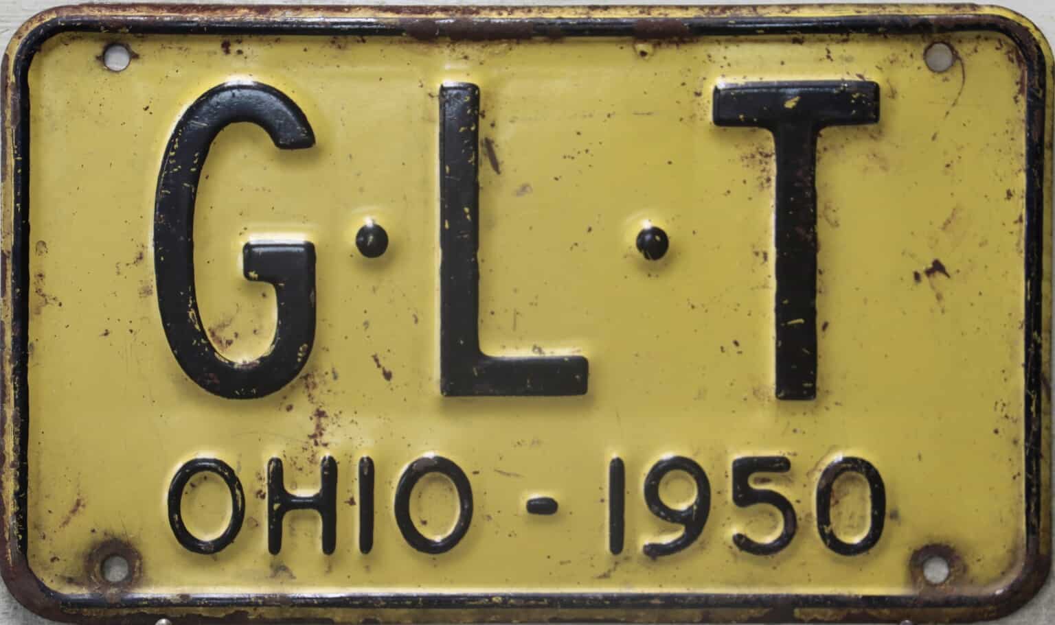 Vintage License Plates For Collectors | Great American Plates