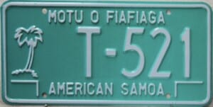 T 521 Pair - American Samoa