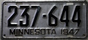 237 644 Pair - Minnesota - 1947