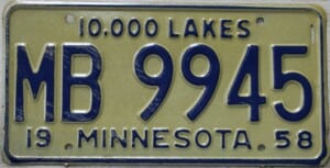 MB 9945 - Minnesota - 1958