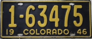 1 63475 - Colorado - 1946